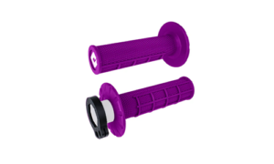 ODI Half-Waffle Grips V2 Lock-On Grip System – Gris foncé