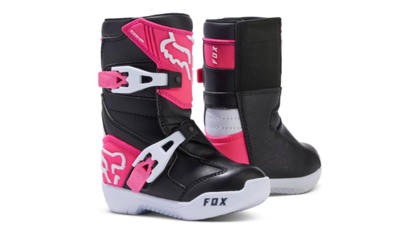Bottes enfant Fox Comp – Noir/Rose K11 – Pointure 29