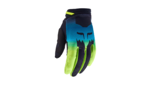 Gants Fox Enfant 180 Flora – Noir / Jaune (Taille YS)