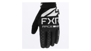 Gants FXR Reflex MX Jeunesse – Black/White (Taille L)