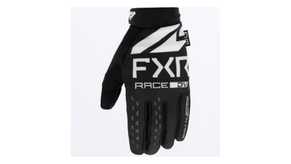 Gants FXR Reflex MX Jeunesse – Black/White (Taille L)