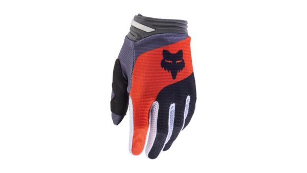 Gants Motocross Enfant Fox 180 Ballast – Noir/Gris (Taille M)