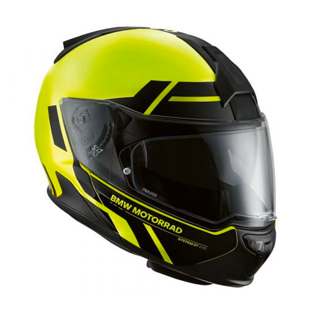 CASQUE BMW SYSTEM EVO CARBONE ECE FLUO