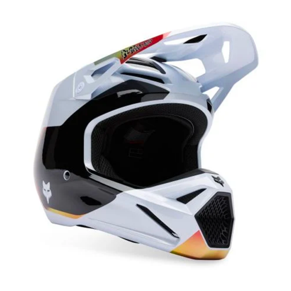 CASQUE FOX V1 BONJOUR FUTUR BLANC